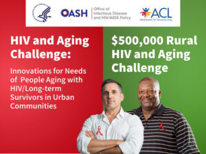 HHS Announces Phase 1 Winners of Two National HIV and Aging Challenges