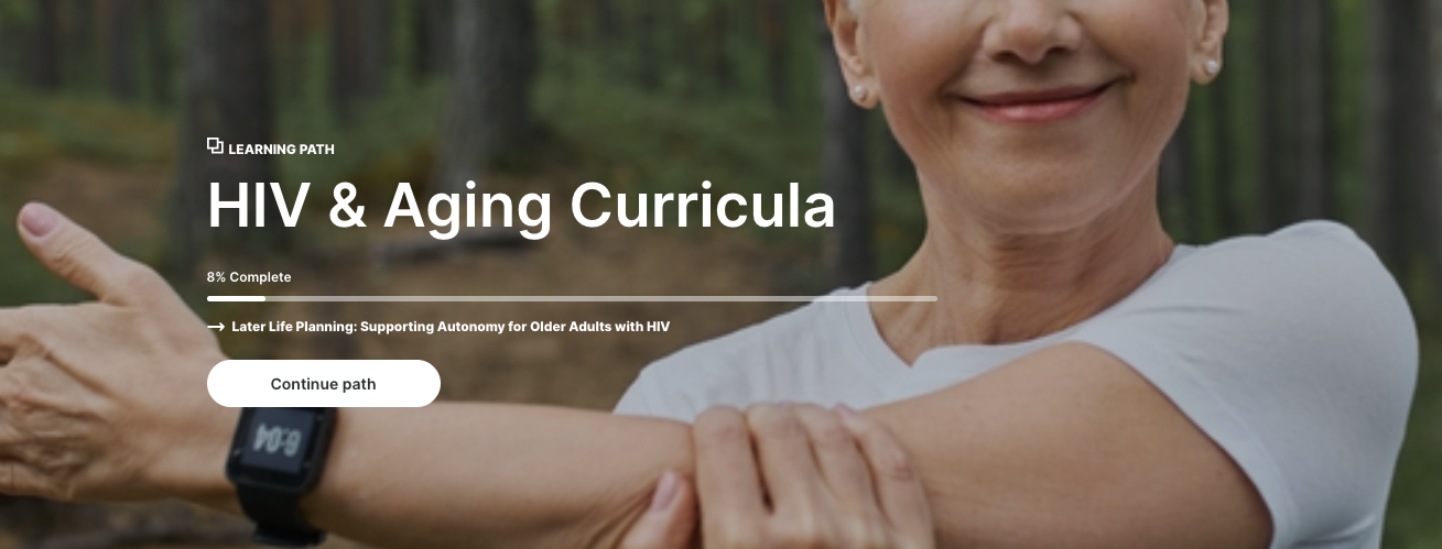 HIV & Aging Curriclum Landing Page Image